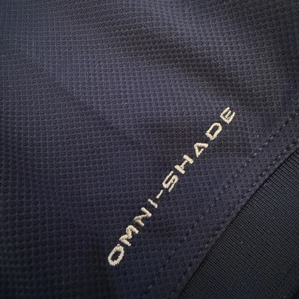 Columbia PFG Men's Polo Shirt Omni-Shade Fishing Golf Top Vented UV Pro Navy XL